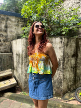 Load image into Gallery viewer, Sunset Dreamscape Tie Dye Off Shoulder Top