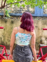 Load image into Gallery viewer, Misty Morn Ribbed Tie Dye Crop Top