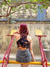 Load image into Gallery viewer, Thunderstruck Ribbed Tie Dye Crop Top