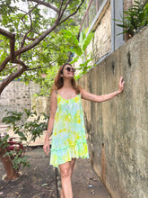 Load image into Gallery viewer, Citrus Glow Tie Dye Dress