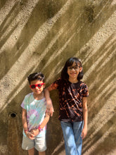 Load image into Gallery viewer, Dark Night Dream Tie Dye T shirt for Girls and Boys