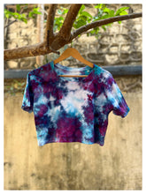 Load image into Gallery viewer, Galaxy Tie Dye Crop Top