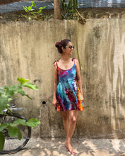 Load image into Gallery viewer, Flowy Tie-Dye Dress for Women – Boho Style, Vibrant & Comfortable