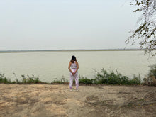 Load image into Gallery viewer, Lavender Lounge Look Tie Dye Ribbed Crop Top Coord Set