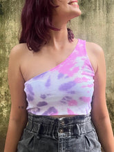 Load image into Gallery viewer, Pink Paradise Ribbed Tie Dye Crop Top