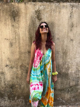 Load image into Gallery viewer, Rainbow Romp Tie Dye Jumpsuit