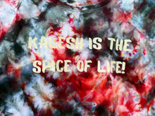 Load image into Gallery viewer, “Kalesh is the spice of life” Tie Dye Crop Top