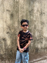 Load image into Gallery viewer, Dark Night Dream Tie Dye T shirt for Girls and Boys