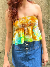 Load image into Gallery viewer, Sunset Dreamscape Tie Dye Off Shoulder Top