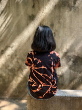 Load image into Gallery viewer, Dark Night Dream Tie Dye T shirt for Girls and Boys