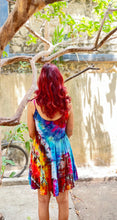 Load image into Gallery viewer, Flowy Tie-Dye Dress for Women – Boho Style, Vibrant & Comfortable