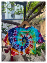 Load image into Gallery viewer, Color Pop Tie Dye Crop Top