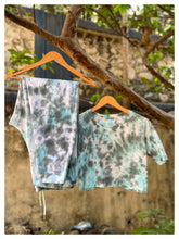Load image into Gallery viewer, Mint Crop Top Tie Dye Coord Set