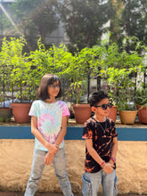 Load image into Gallery viewer, Dark Night Dream Tie Dye T shirt for Girls and Boys