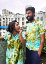Load image into Gallery viewer, Twinning and Winning Tie Dye Set of T shirt and Dress