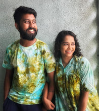 Load image into Gallery viewer, Twinning and Winning Tie Dye Set of T shirt and Dress