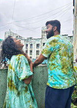 Load image into Gallery viewer, Twinning and Winning Tie Dye Set of T shirt and Dress