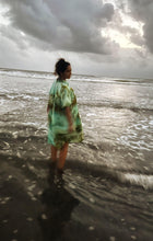 Load image into Gallery viewer, Tri-Tone Tie Dye Shirt Dress