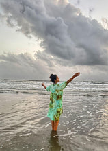 Load image into Gallery viewer, Tri-Tone Tie Dye Shirt Dress