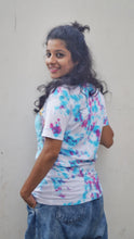 Load image into Gallery viewer, Distorted Peace Tie Dye T shirt