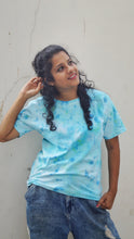 Load image into Gallery viewer, Subtle Blue Hue Tie Dye T shirt