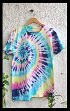 Load image into Gallery viewer, Side Spiral Tie Dye T shirt