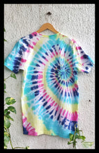 Load image into Gallery viewer, Side Spiral Tie Dye T shirt