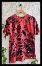 Load image into Gallery viewer, Fiery Red Reverse Tie Dye T shirt