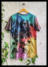 Load image into Gallery viewer, Multi Colored Crumple Reverse Tie Dye T shirt