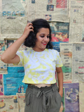 Load image into Gallery viewer, Sunshine Tie Dye Crop Top