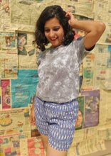 Load image into Gallery viewer, Charcoal Black Crumple Tie Dye T Shirt