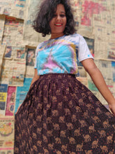 Load image into Gallery viewer, Distorted Peace Tie Dye T shirt