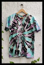 Load image into Gallery viewer, Spread Spiral Reverse Tie Dye T shirt