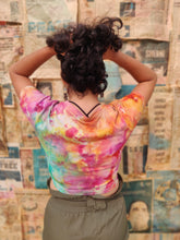 Load image into Gallery viewer, Color Splash Tie Dye Crop Top