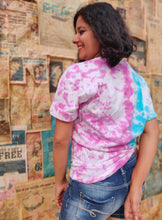 Load image into Gallery viewer, Partitioned Tie Dye T shirt
