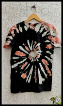 Load image into Gallery viewer, Half Spiral Reverse Tie Dye T shirt