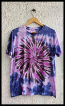 Load image into Gallery viewer, Spiral Plus Crumple Tie Dye T shirt