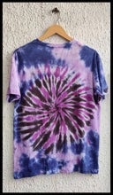 Load image into Gallery viewer, Spiral Plus Crumple Tie Dye T shirt