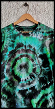 Load image into Gallery viewer, Steel Grey and Green Geode Tie Dye T shirt