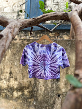 Load image into Gallery viewer, Spider Tie Dye Crop Top