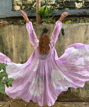 Load image into Gallery viewer, Silent Bloom Tie Dye Long Shrug
