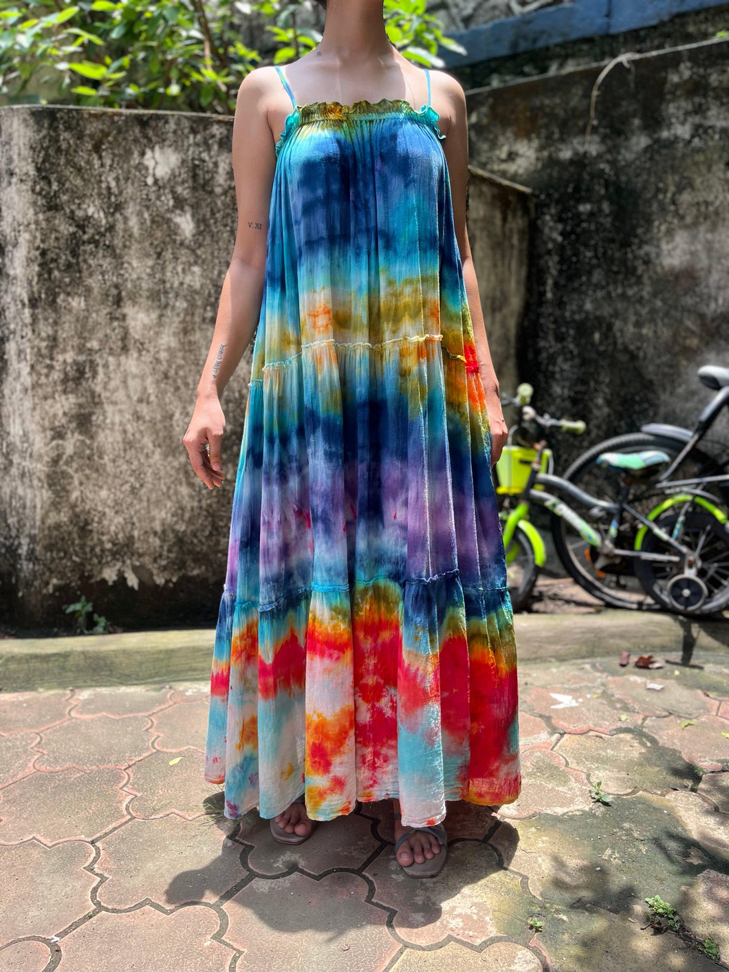 Happy Hue Tie Dye Maxi Dress