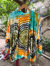 Load image into Gallery viewer, Boho Breeze Tie Dye Shrug
