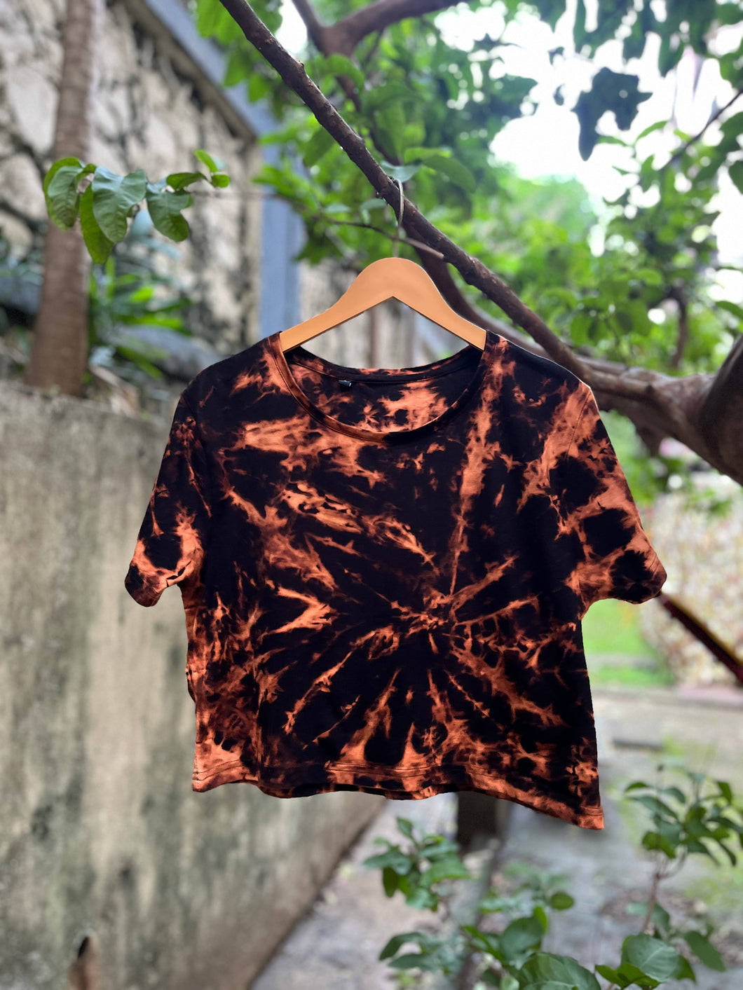Thunderstruck Tie Dye Crop Top