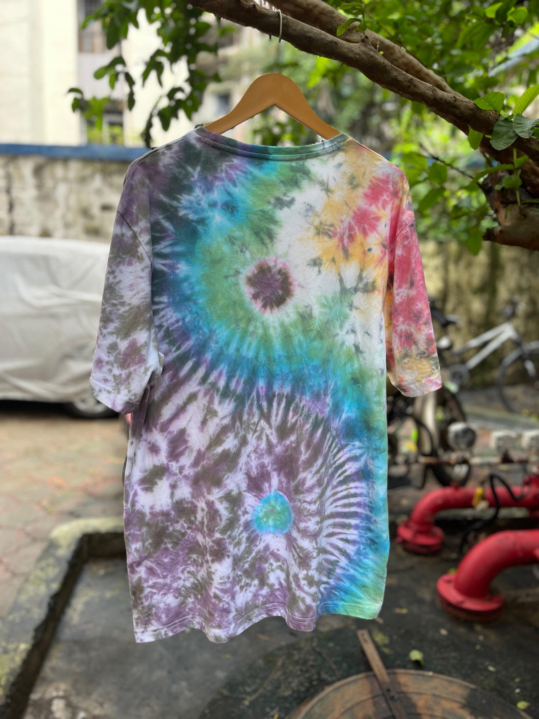 Ying Yang Tie Dye T shirt