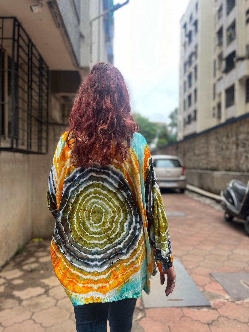 Boho Breeze Tie Dye Shrug