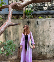 Load image into Gallery viewer, Silent Bloom Tie Dye Long Shrug
