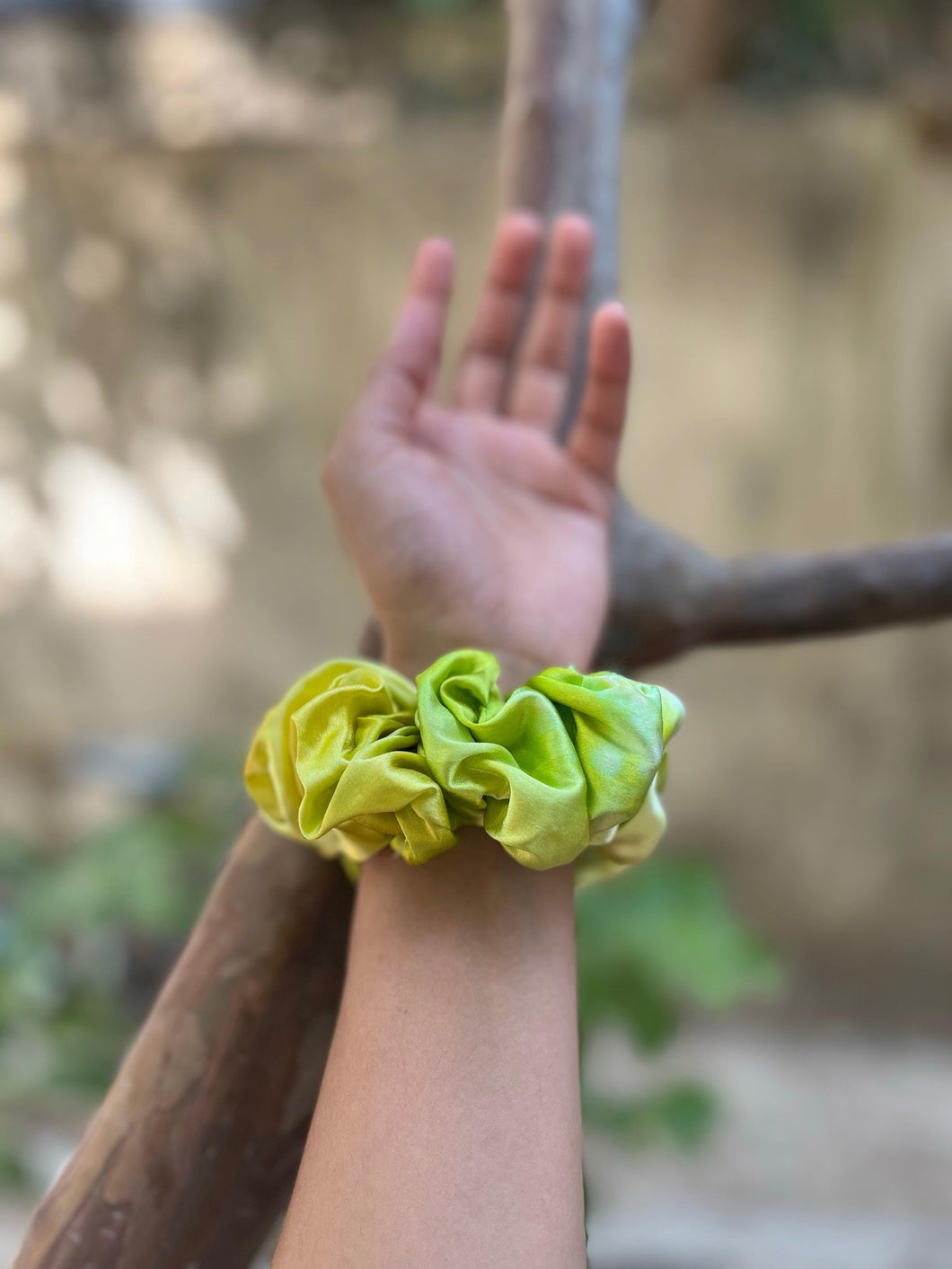 Sunshine Tie Dye Scrunchie