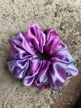 Load image into Gallery viewer, Magenta with Mint Tie Dye Scrunchie
