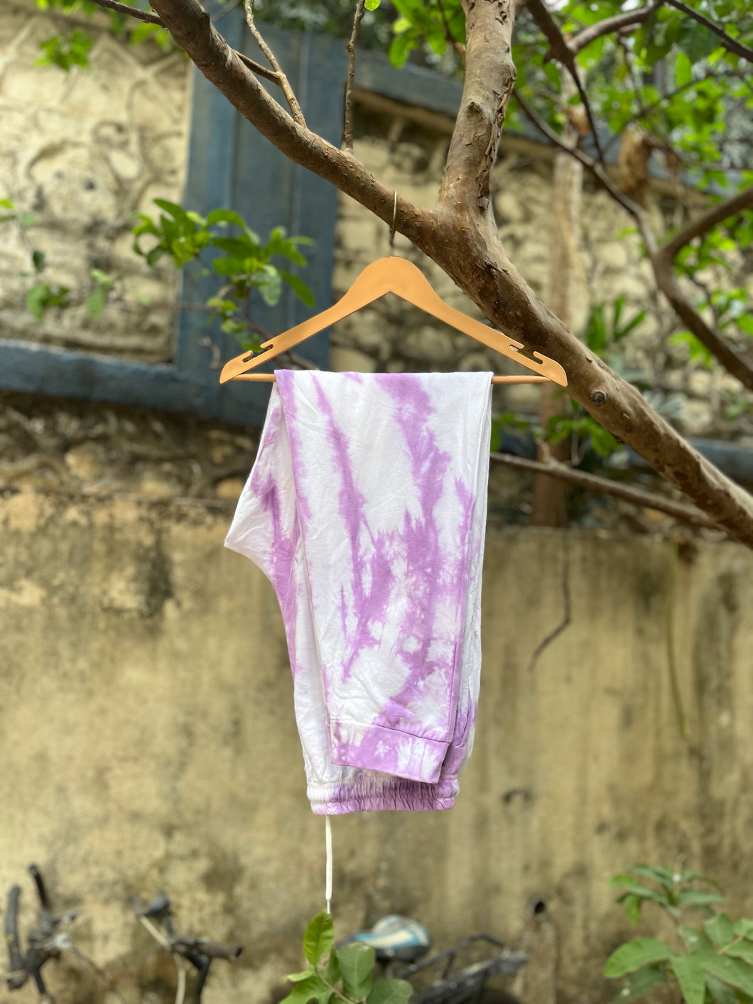Purple Spinners Tie Dye Joggers